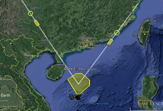 中国向南海射4枚航母杀手导弹2.jpg
