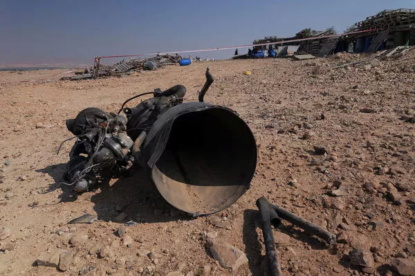 以色列阿拉德（Arad）附近发现的弹药残骸